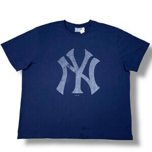 MLB New York Yankees T-Shirt Navy Blue XXL Official Genuine Merchandise Big Logo